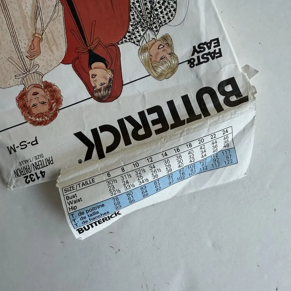 Butterick vtg 4132